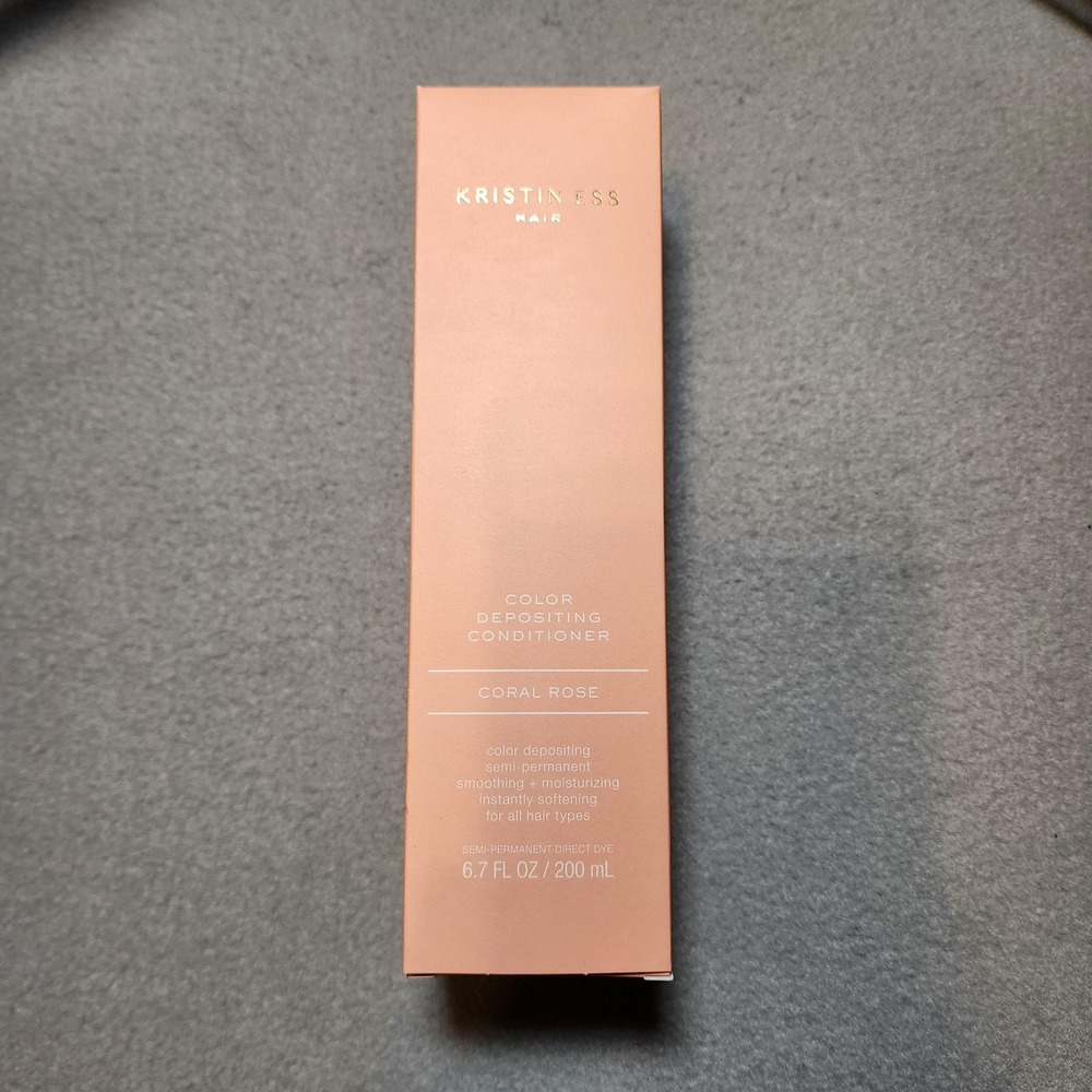 Kristin Ess Color Depositing Conditioner Coral Rose 6.7 fl oz Hair Made in‎ USA